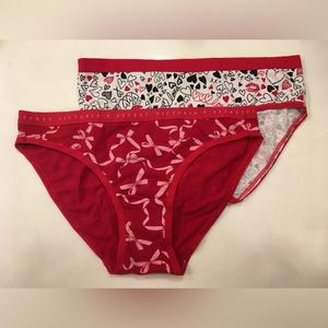 Victoria’s Secret Bikini Hipster Panties Valentine’s Day Size Small